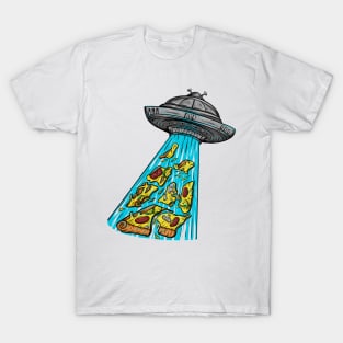 Alien Foodie Invasion T-Shirt